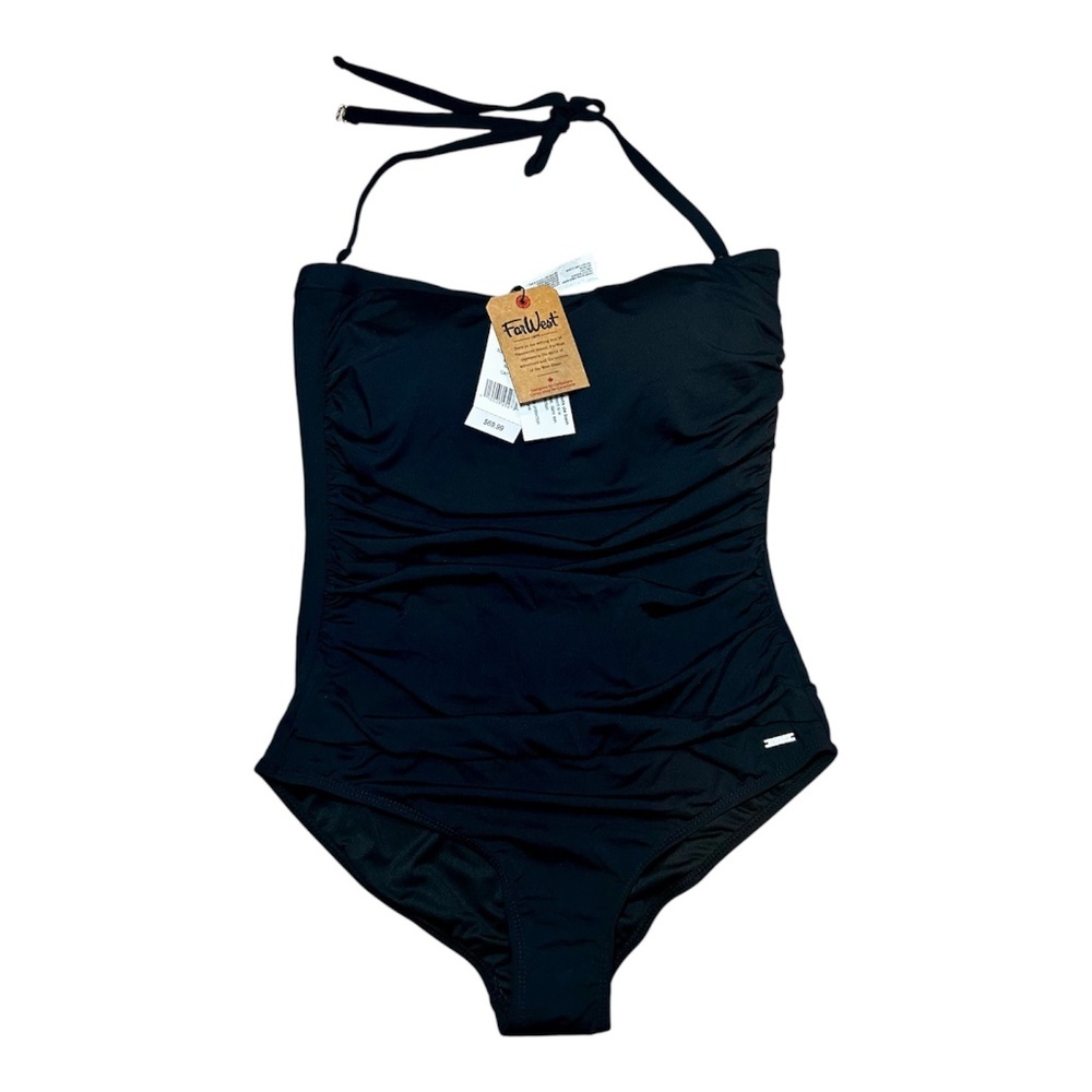 Far West One Piece Women's Swimsuit, Black, NWT, Size S